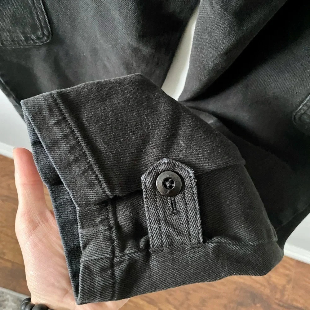 Aritzia Wilfred  Free High Rise Black Cargo Pants Size 2 - Picture 9 of 14